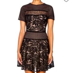 NWT BCBG Black lace Dress